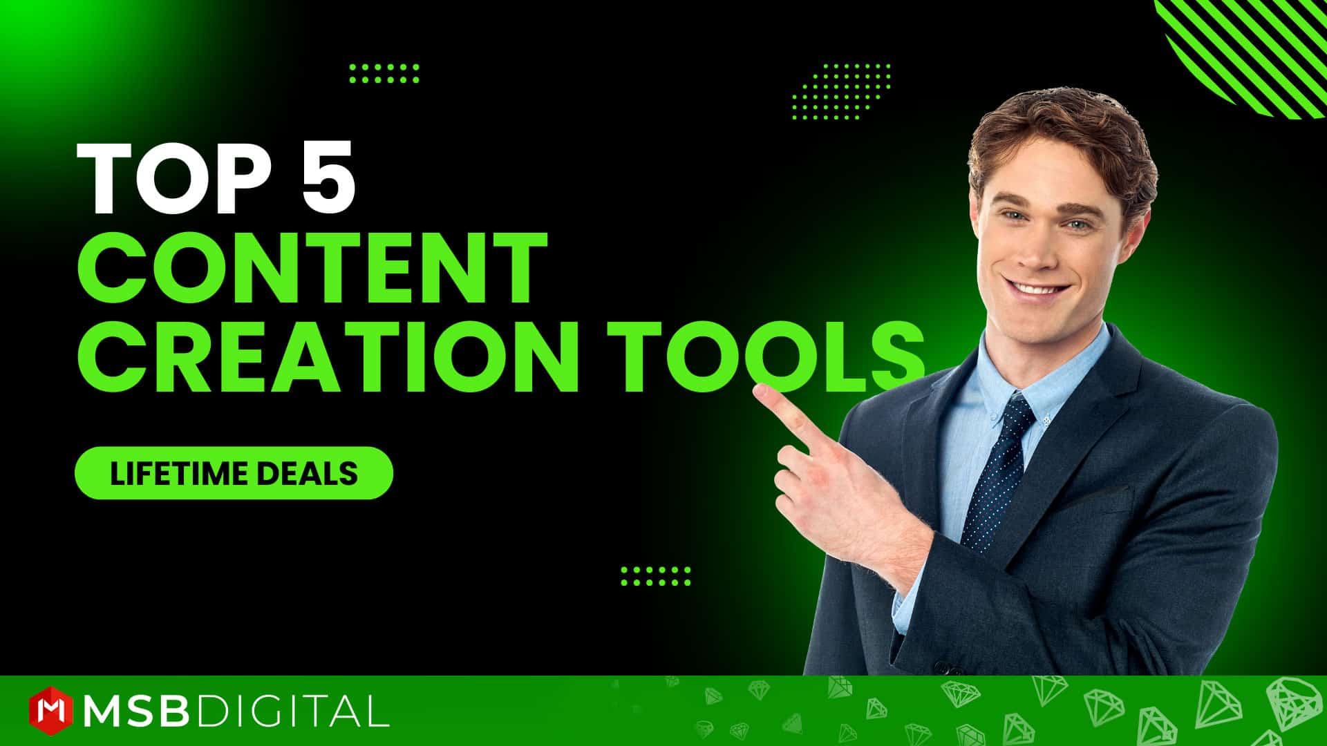 top 5 content creation tools lifetime deal